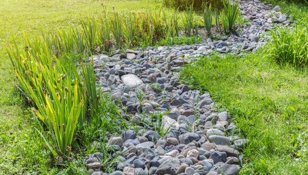 River Rock Garden Installation in San Luis Obispo