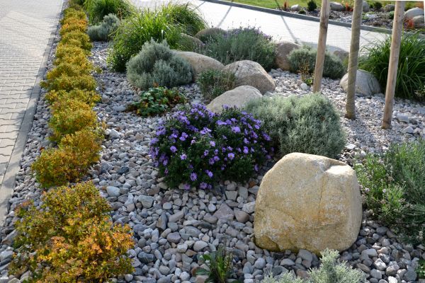 Decorative Rock Installation in San Luis Obispo