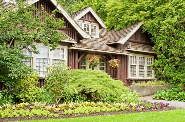 Log Home Landscaping in San Luis Obispo