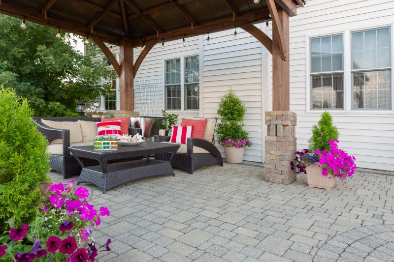 Outdoor Paver Area